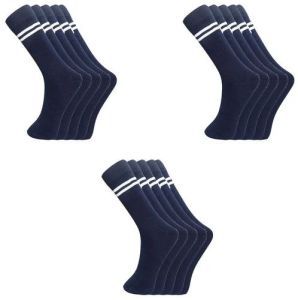 Plain Lycra Cotton Mens Sports Socks Standard