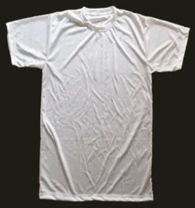 Plain Polyester White Promotional T-Shirts, Gender : Unisex