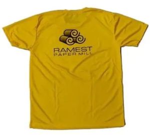 Printed Polyester Yellow Promotional T-Shirts, Gender : Unisex