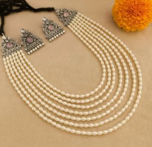 Polished Shubhra : Layered Pearl Necklace Wedding