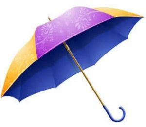 Fiberglass Monsoon Umbrella, Color : Multiple Color