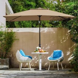 Solution-Dyed Acrylic Fabric Patio Umbrella for Outdoor Shade Decoration