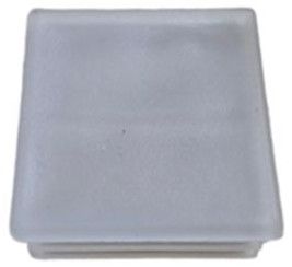 Ommiton Polished Plastic Inner Square Pipe End Cap, Size : 40mm