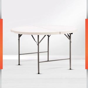 1.2 Meter Round Portable Folding HDPE Outdoor Picnic Garden Table