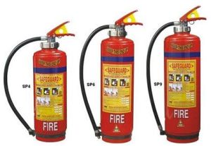 Gas Cartridge Portable ABC Fire Extinguishers, Color : Red