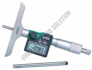 Stainless Steel Digital Depth Micrometers, Power Source : Battery