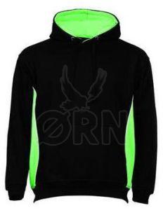 Cotton Blend Two Tone Hooded Sweatshirt Small, Medium, Large, XL