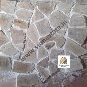 Non Polished Stone Wall Covering, Color : Black, Brown Silver, Gold