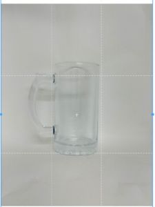 Polished Sublimation Frosted Beer Glass Mug
