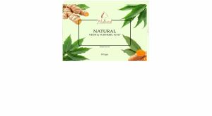 Natural THE Essence OF Nature Neem & Turmeric Soap 100GM