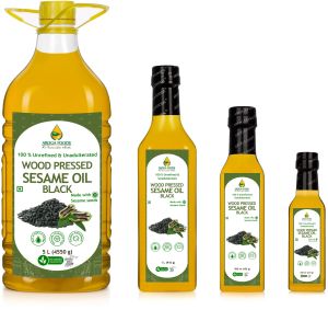 Aroga Foods Cold Pressed Black Sesame Oil
