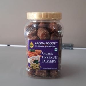 Aroga Foods Organic Dry Fruit Jaggery Cubes