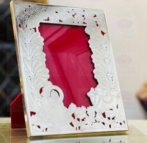 Red Pichwai Design Table Photo Frame for Home Or Office Décor