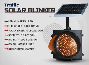 LED Solar Blinker, Color : Blue, Green, Red, Yellow