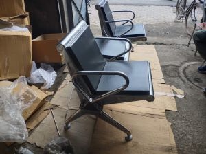 Mild Steel / Stainless Steel Kunwar Bros Airport Three Seater Chair