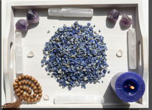 Natural Lapis Lazuli Polished Crystal Chips, Brand Name : Crystala