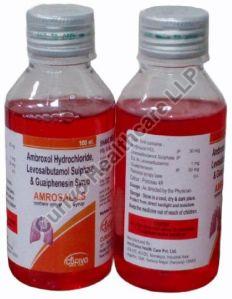 Ambroxol Hydrochloride Levosalbutamol Sulphate Guaiphenesin Syrup
