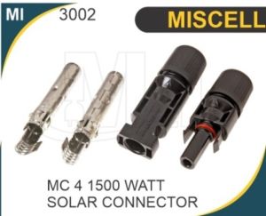 Plastic Solar MC4 Connector, Color : Black