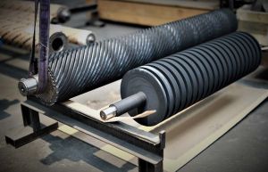 Grooved Rubber Roller