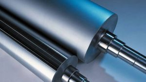 Polished Stainless Steel Hard Chrome Roller, Color : Silver