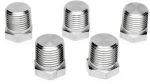 Stainless Steel Hex Head Plug, Color : Grey