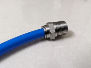 Stainless Steel Push In Male Hex Connector