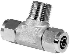 Stainless Steel Push On Taper Male Branch Tee