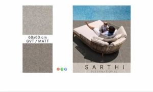 Matte 600x600 Mm Gvt Porcelain Floor Tile