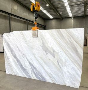 Polished Light Grey Brazilian Quartzite Slab, Thickness : 20 Mm