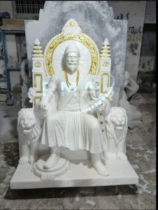 White Marble Chhatrapati Shivaji Maharaj Statue, Style Type : Antique
