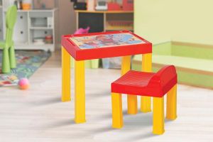 Virgin Polypropylene Plastic Red Italica 5229 Kids Study Set