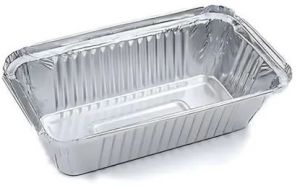 750ml Aluminium Silver Foil Container for Packaging Food