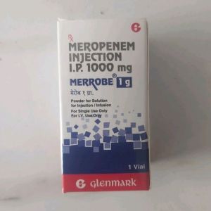 Meropenem Injection, Brand Name : Glenmark, Packaging Type : Vial