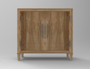 2 Door Wooden Storage Cabinet