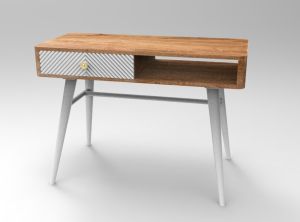 Classic Wooden Side Table with Drawer