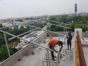 GI Structure Solar Installation Service, Power Output : DC to AC