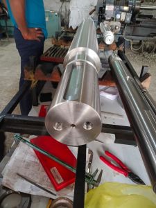 Polished Stainless Steel Pump Shaft, Color : Silver