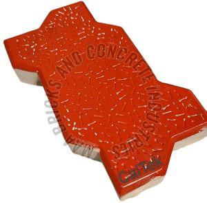 60mm Grey Concrete Zig Zag Paver Blocks