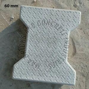60mm Grey Dumble Cement Paver Blocks
