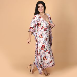 Modal Satin Free Size Ladies Kaftan