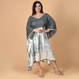 Printed Rayon Free Size Ladies Kaftan