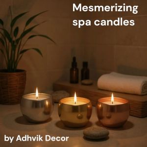 230ml Metal Silver Candle Jar