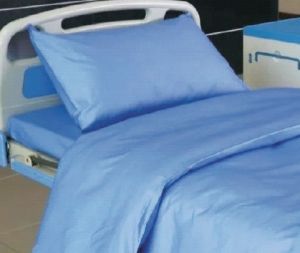 Cotton Plain Dyed Hospital Bed Sheet Multisizes