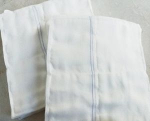 Cotton Sterile Abdominal Sponge, Color : White