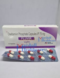 Fluvir Oseltamivir 75 Mg Capsule, Color : White, Purity : 99%