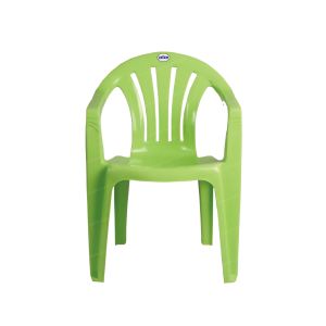 Plastic Basic Solid Back Arm Chair Modern, Weight : 7.9 lbs