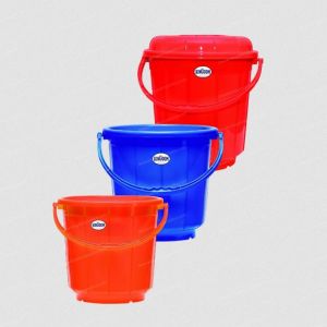 Household Plastic Bucket for Laundry, Storage, General Utility Tasks