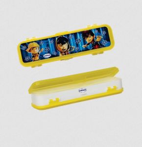 Plastic Geometry Box, Color : Yellow for Student Use