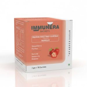 Immunera Colostrum Probiotic Sachets, Form : Powder