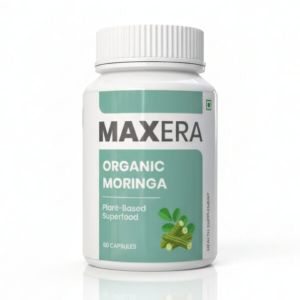 Max Era Moringa Capsules, Packaging Type : Plastic Bottle